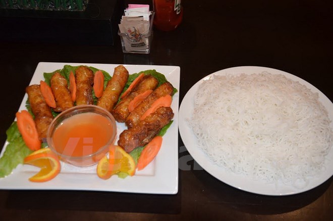 Vietnamese cuisine in early Spring in Canada